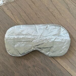 NWT Silver satin silk Sleep Mask